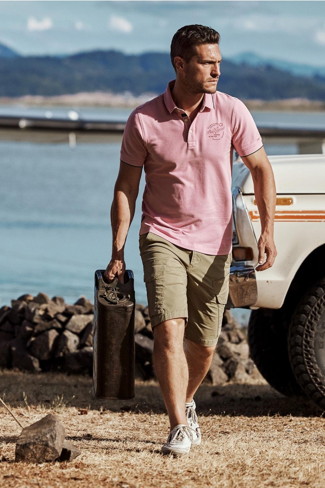 POLOSHIRT IN PIQUE PPSS2504867 4038 MOONLIGHT MAUVE